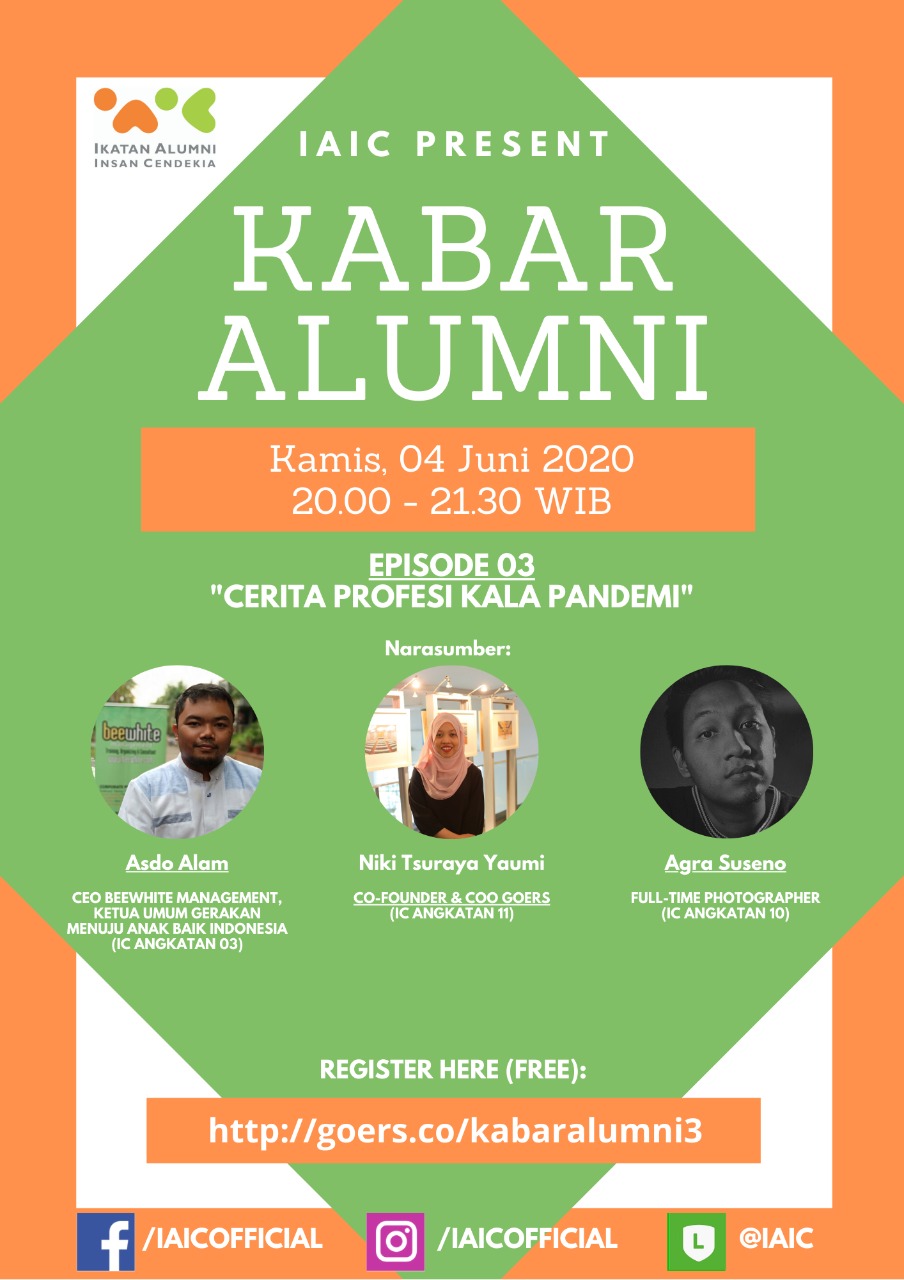 Cerita Profesi Kala Pandemi #KabarAlumniE3