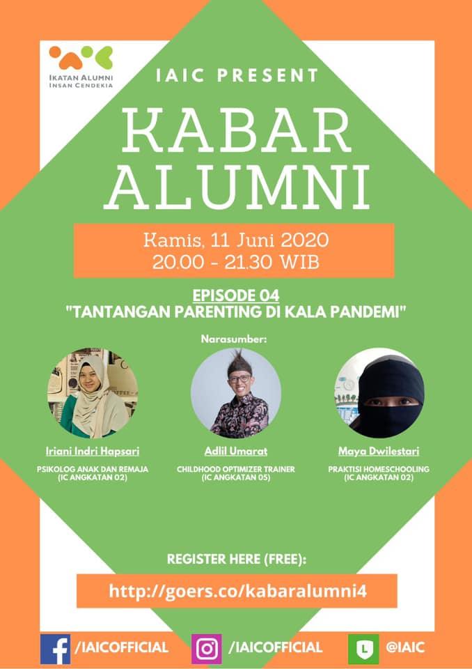 Tantangan Parenting di Kala Pandemi #KabarAlumniE4